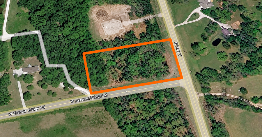 2 Buildable Acres on Hwy VV